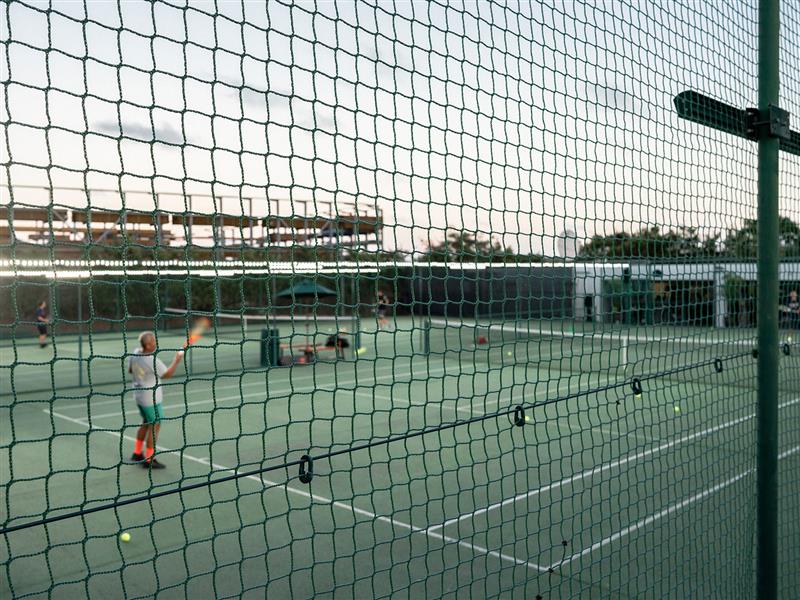 American Tennis Academy - vue des cours extérieurs