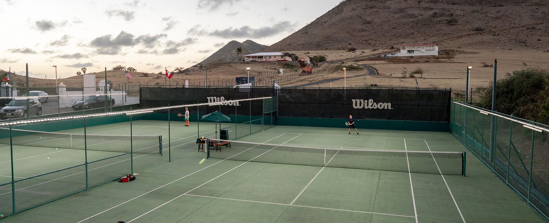American Tennis Academy - vue des cours